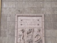 Relief sur le mur de l'école Jules Renard