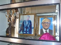 Vitrine église Saint-Eugène. Monseigneur Pierre Claverie et son chauffeur tous deux assassinés à Oran le 1er août 1996