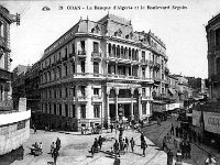 La banque de l'Algérie et le boulevard Seguin