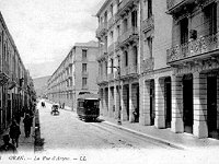 La rue d'Arzew avec son tram