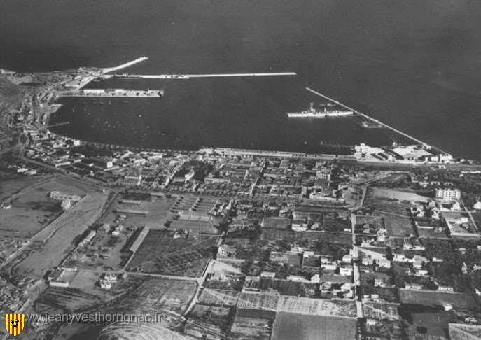 1951 port andres.jpg - Le port en 1951