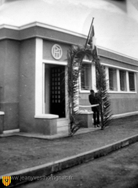La poste inauguration 1957.jpg - Inauguration de la Poste en 1957