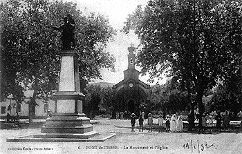 le monument et l eglise.gif - Le monument aux morts et l'église