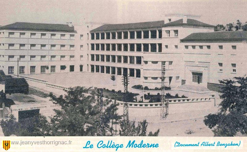 Tiaret Le college moderne.jpg - Le Collège Moderne. (Photo Echo de l'Oranie)