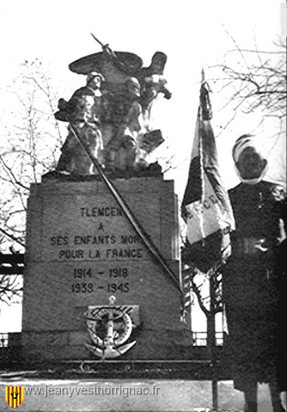 le monument aux morts en Algerie.jpg - Monument aux morts rapatrié à Saint Aygulf-Fréjus (Var)