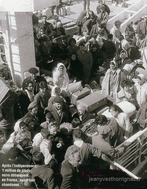 EXODE.JPG - Exode d'Algérie 1962.