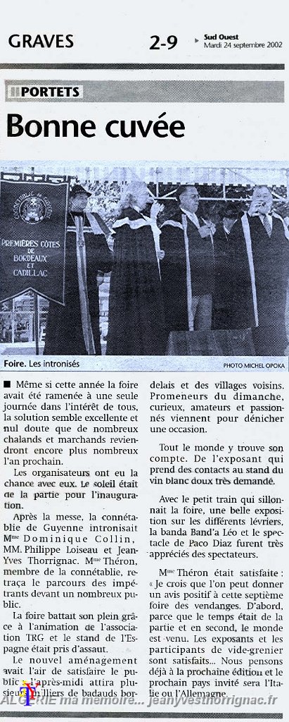 Presse Sud Ouest bis.jpg - L'article de presse.